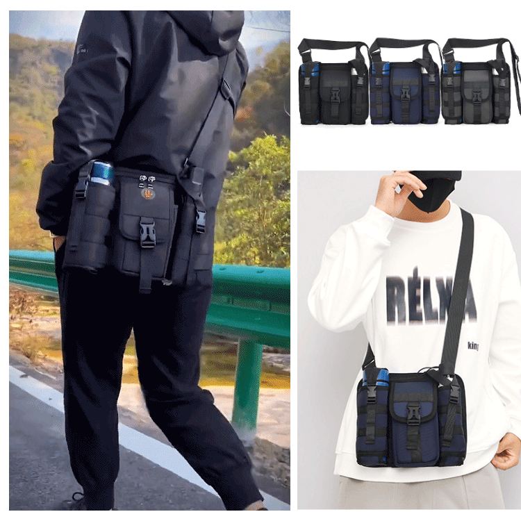 Men's outdoor travel crossbody bag, durable casual shoulder messenger for daily use
