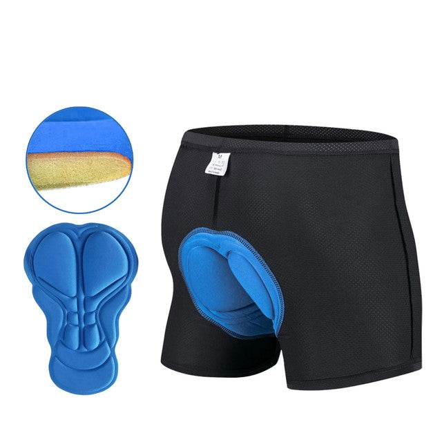 Padded men's cycling shorts by Matteo, offering ergonomic comfort for all bike enthusiasts.