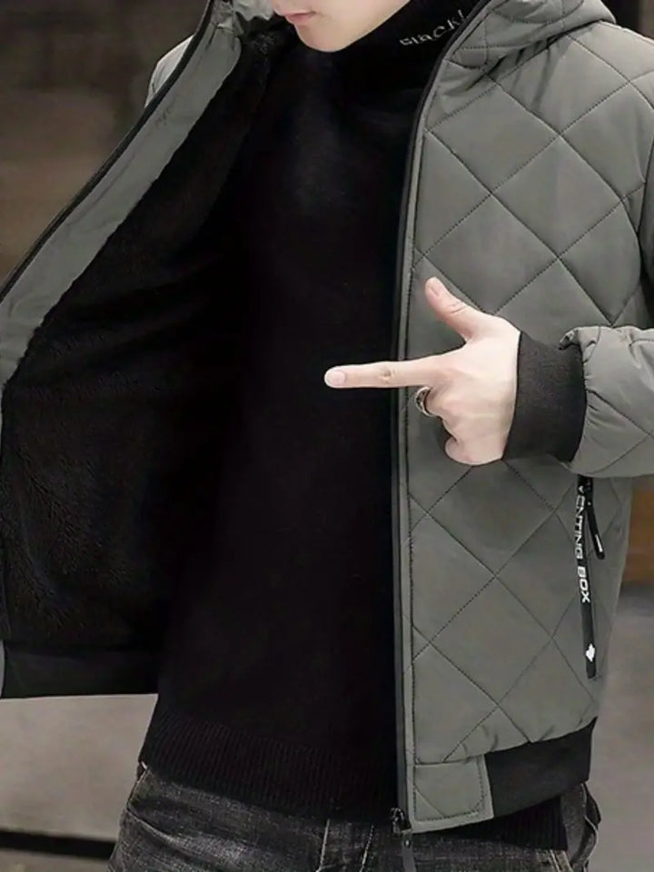 Lior Men's Padded Outdoor Jacket, a warm & windproof coat for cold weather.