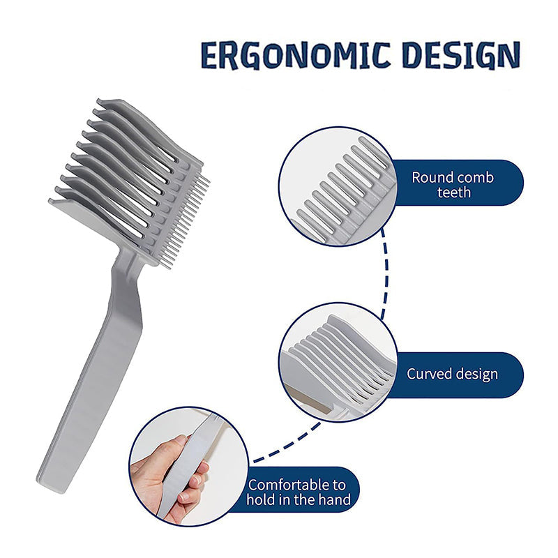 Grooming tool: men's anti-static blending comb, perfect for salon-quality hair styling
