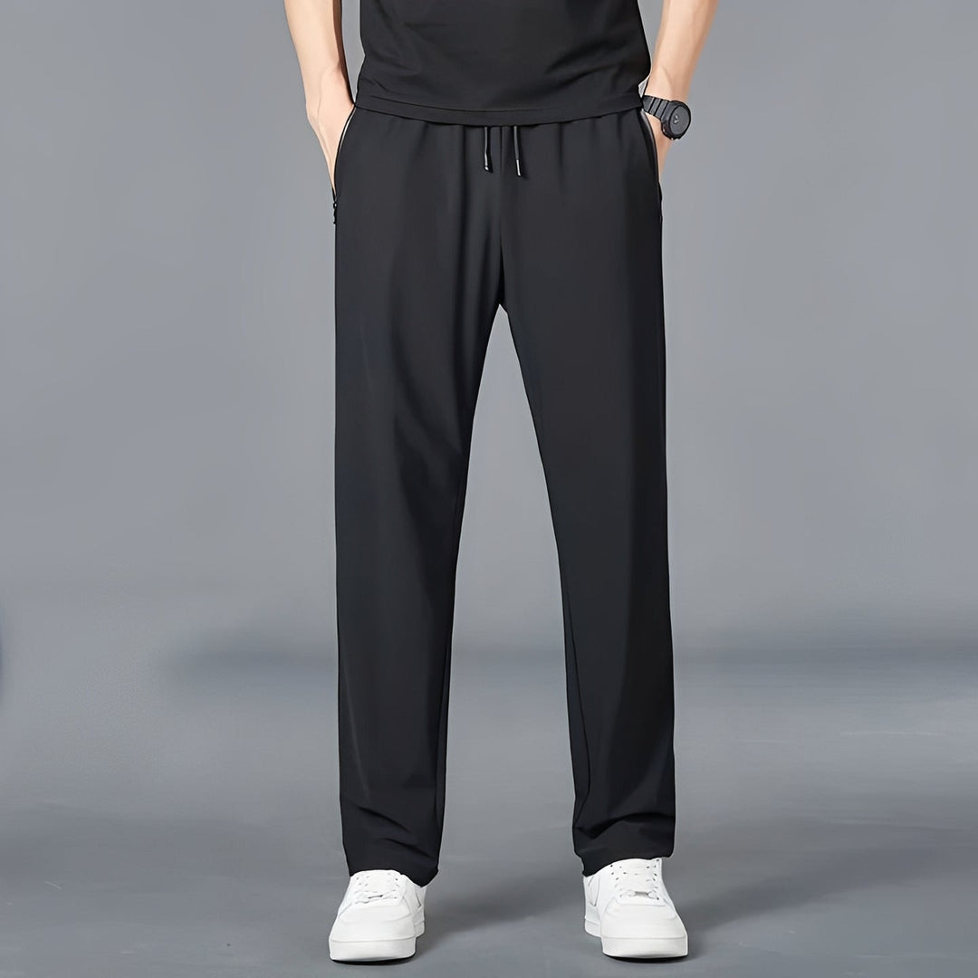 Versatile men's stretch cargo hiking pants, perfect for travel, gym, or casual outdoor wear.