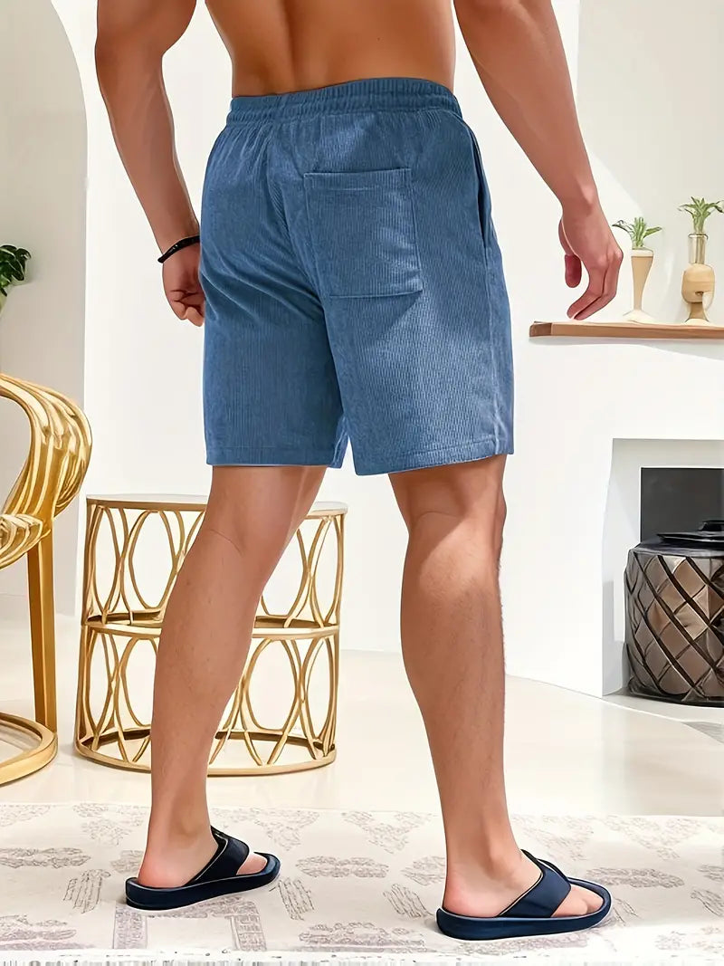 Casual men's quick-dry shorts for everyday summer wear. Beach, pool, or general comfort and style.