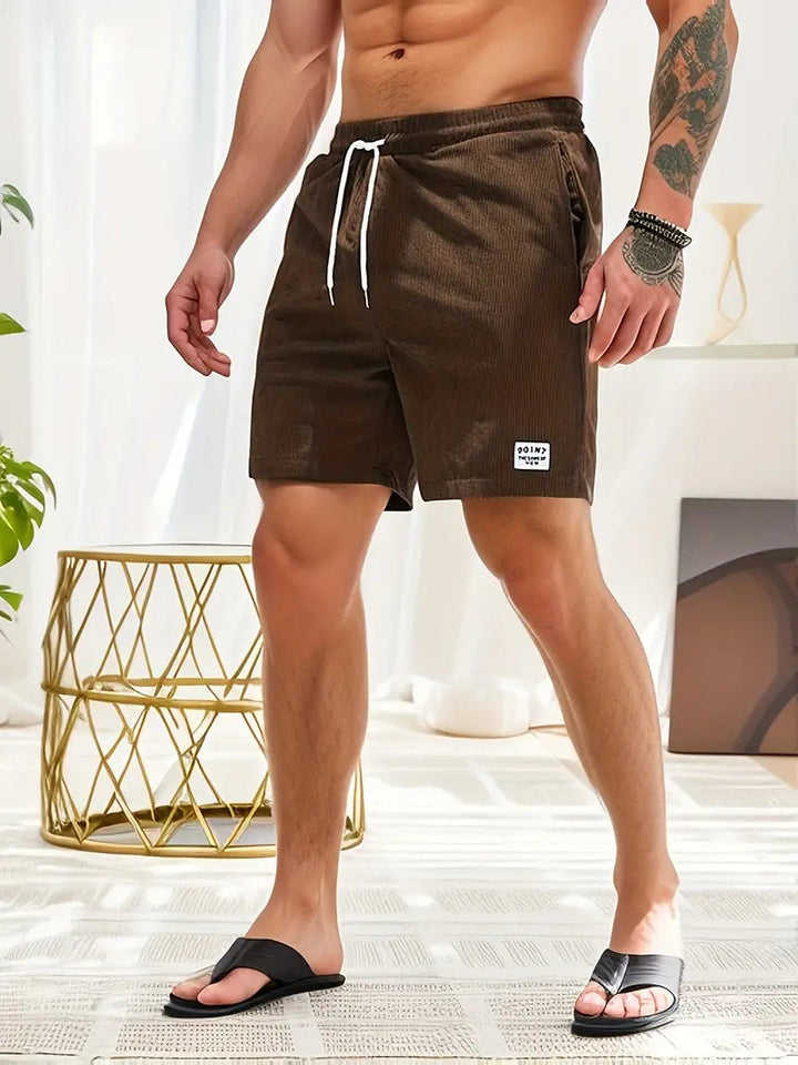 New men's quick-dry swim shorts for beach & pool. Multi-color, comfortable summer swimwear & casual fashion.