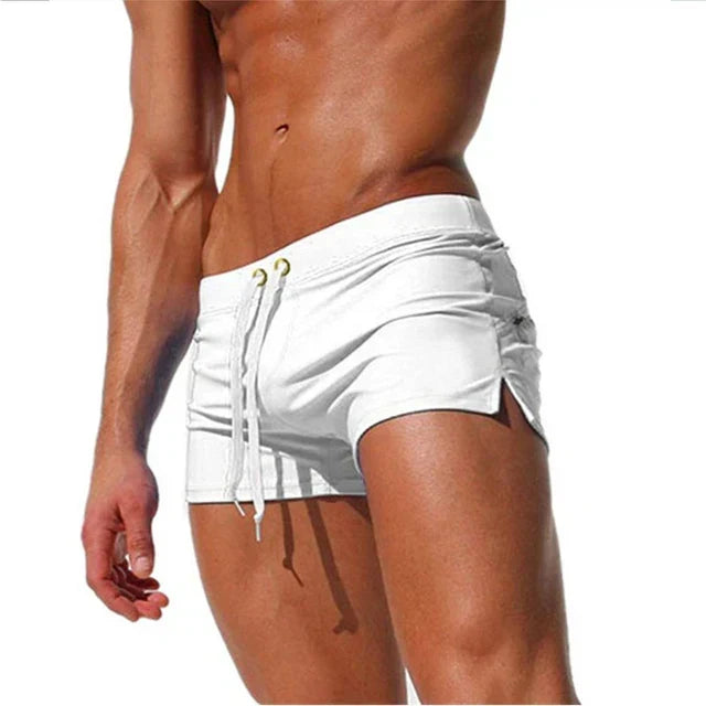 Men's quick-dry swim shorts in a modern design, perfect for beach, pool, and active summer days.
