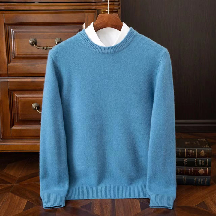 Men's Redmond knit sweater in a classic style, perfect for winter layering & everyday comfort.