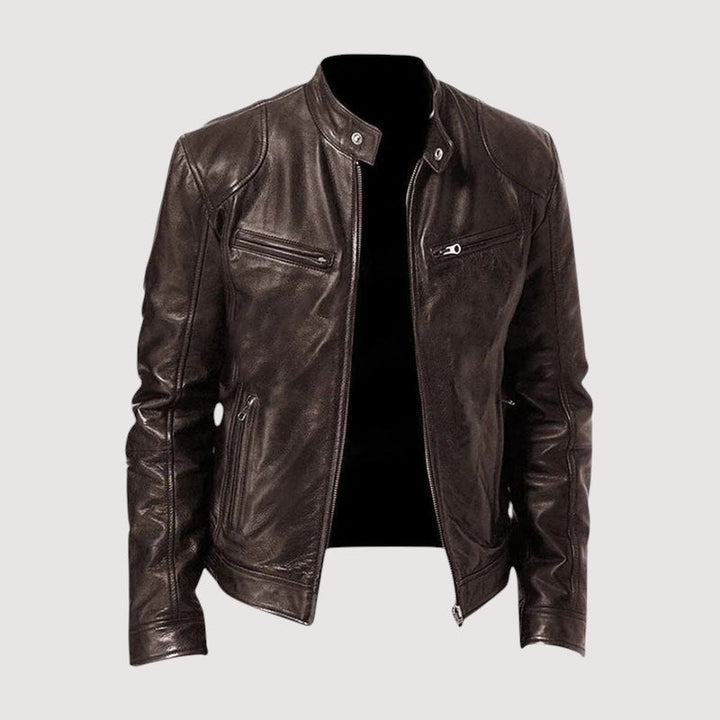Dark blue Men's Refined Torino Style Jacket, a versatile outerwear piece for classic and sophisticated men's style.