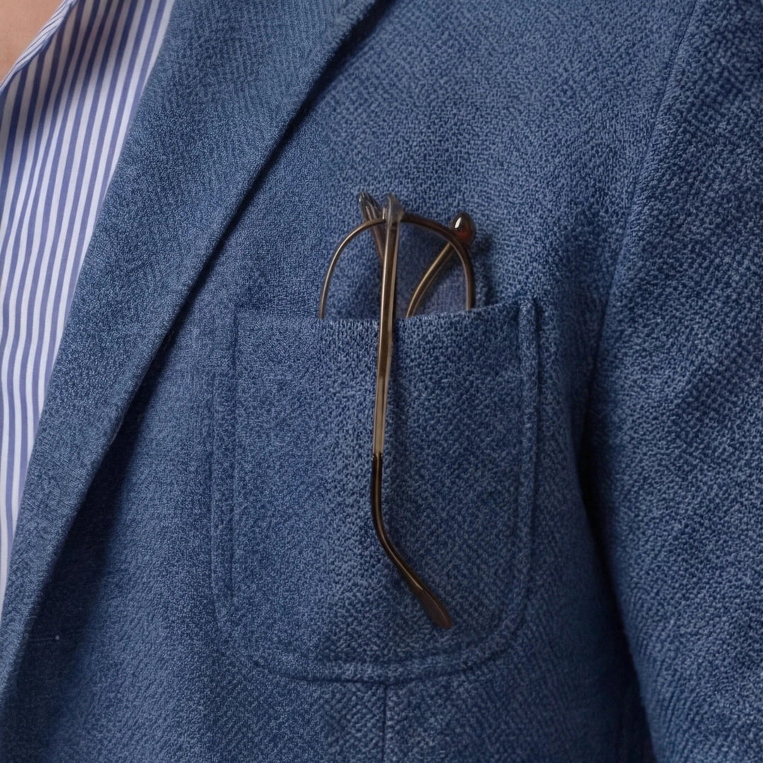 Stylish men's summer blazer, relaxed fit. Perfect casual smart jacket.