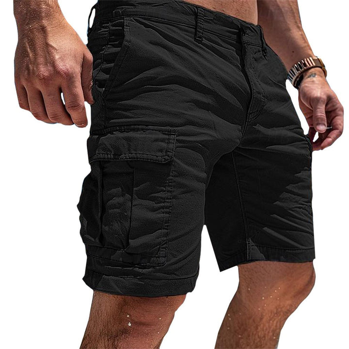 Stylish men's relaxed fit cargo shorts, comfortable and durable for any casual or outdoor summer activity.