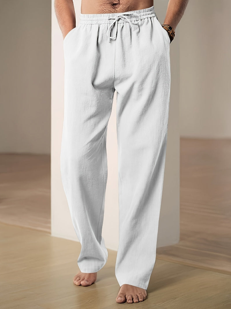 Men's relaxed fit drawstring pants, perfect for ultimate comfort and casual wear.