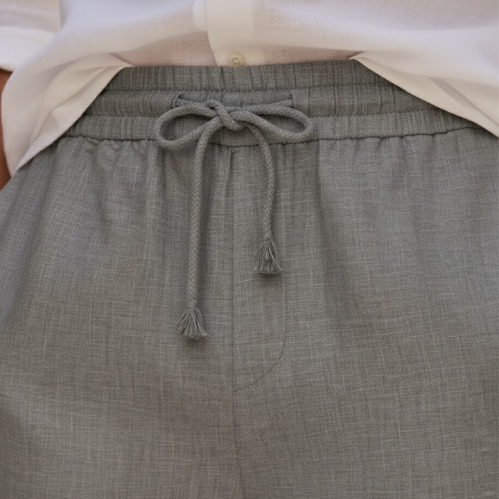 Stylish men's casual drawstring shorts, relaxed fit for summer comfort and everyday wear.