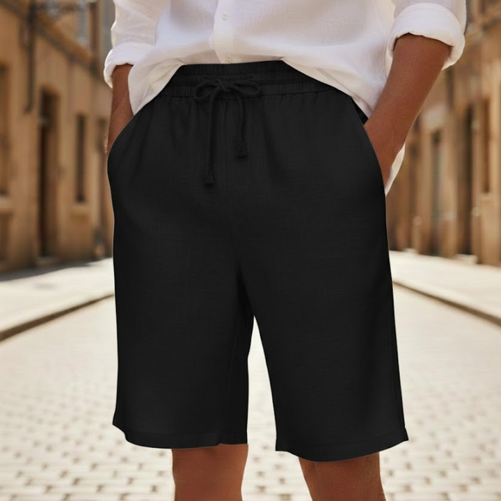 Soft, breathable men's relaxed fit summer shorts with adjustable drawstring waist for ultimate comfort.