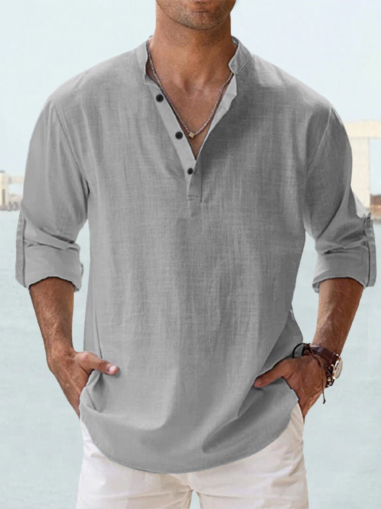 Stylish men's short sleeve summer shirt, relaxed fit, versatile for modern casual fashion.