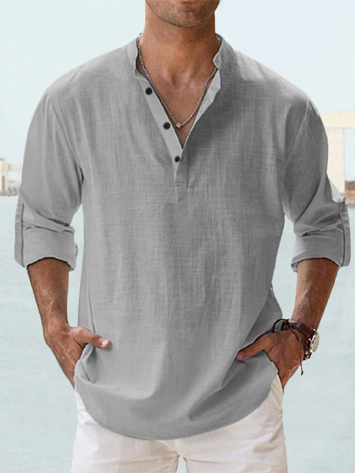 Stylish men's short sleeve summer shirt, relaxed fit, versatile for modern casual fashion.