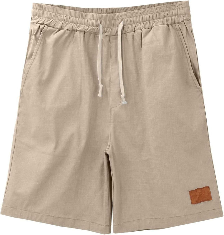 Men's casual summer shorts with an adjustable waist for everyday wear & outdoor comfort.