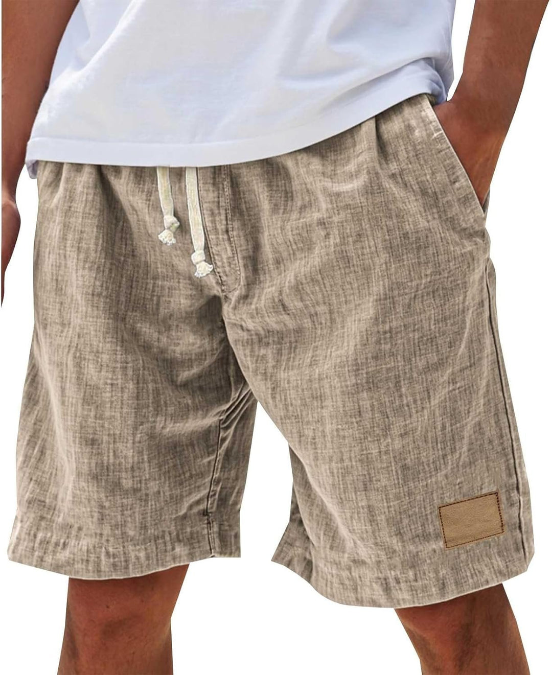 Lightweight men's casual shorts, perfect for summer outdoor activities & cool comfort.
