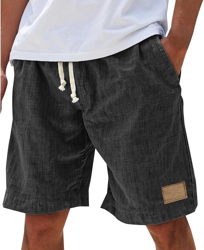 Stylish men's relaxed shorts, ideal for warm weather, versatile outdoor & everyday wear.