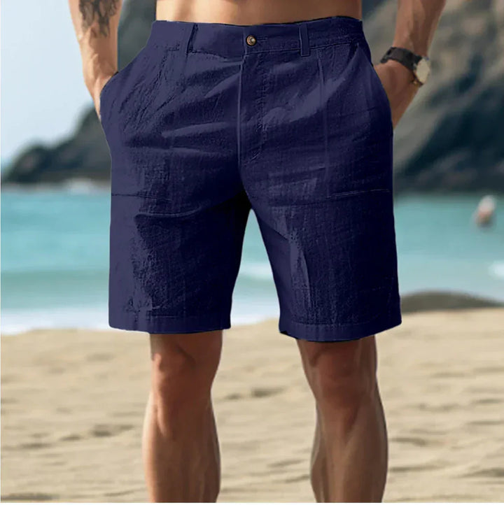 Men's casual summer shorts with a relaxed fit and multiple convenient pockets, essential for warm weather fashion.