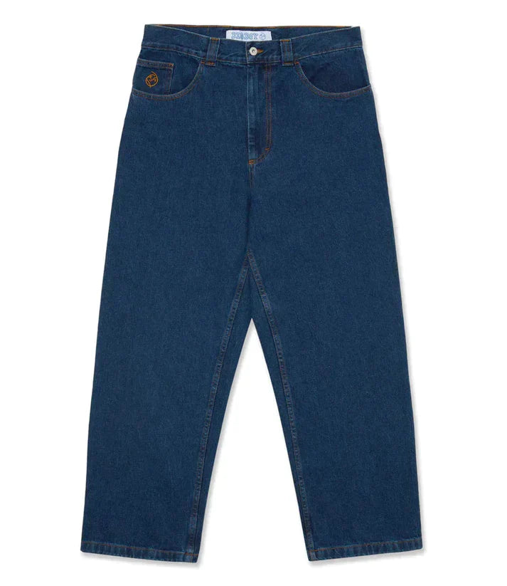 Men's spring casual wide-leg denim pants, featuring a comfortable relaxed fit and versatile design.