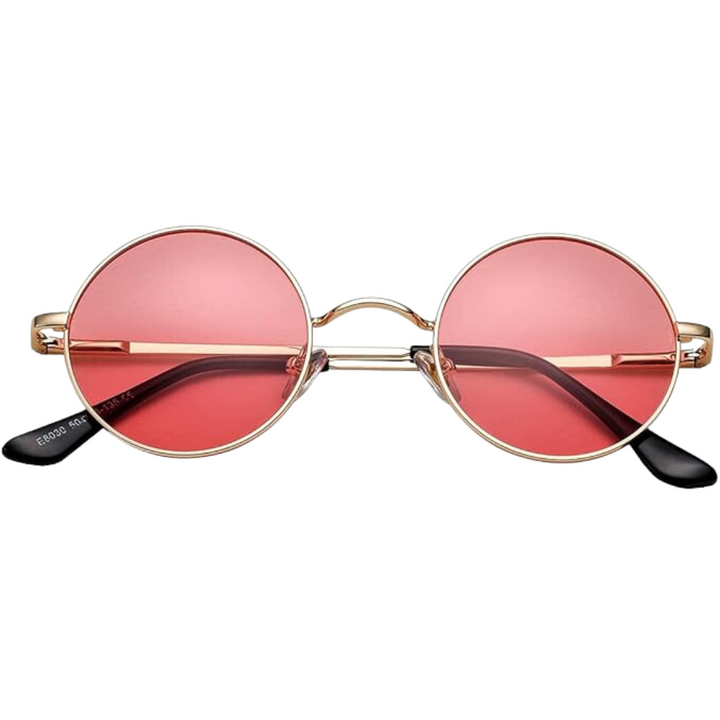 Fashionable men's round polarized sunglasses, a timeless retro accessory.