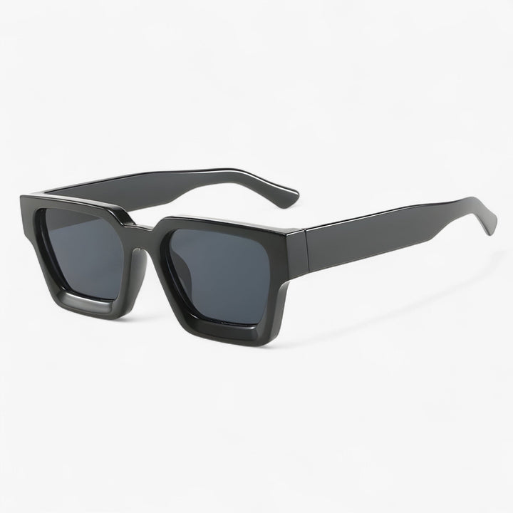 Men's retro square sunglasses with UV400 protection, a stylish fashion accessory for him.