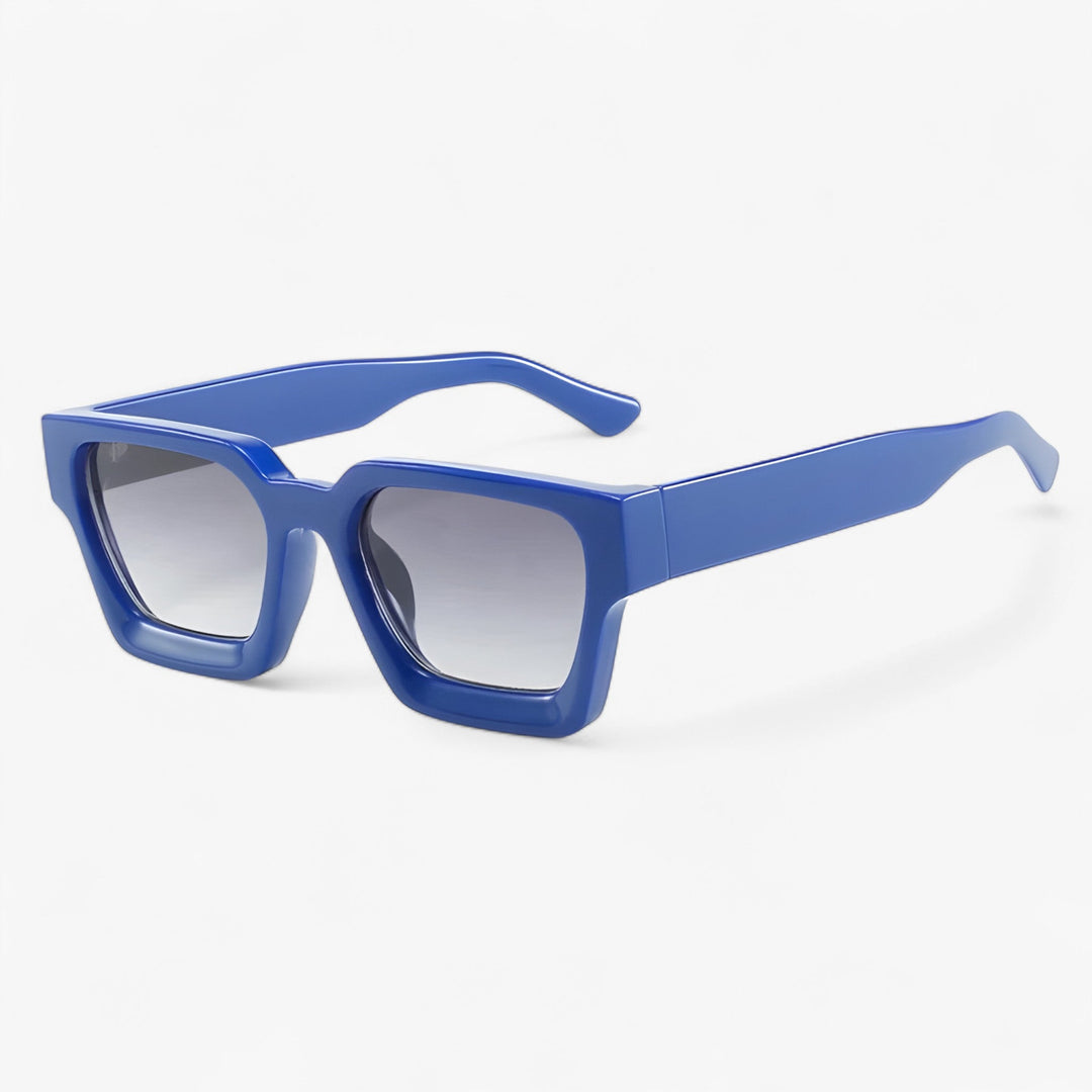 Stylish men's retro square sunglasses with UV400, a must-have fashion accessory for any look.
