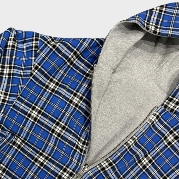Comfortable men's reversible oversized sweatshirt, perfect for versatile dual-style everyday wear.
