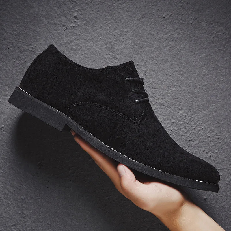 Comfortable men's Sebastian suede oxford shoes, offering a versatile and classic style for any occasion.