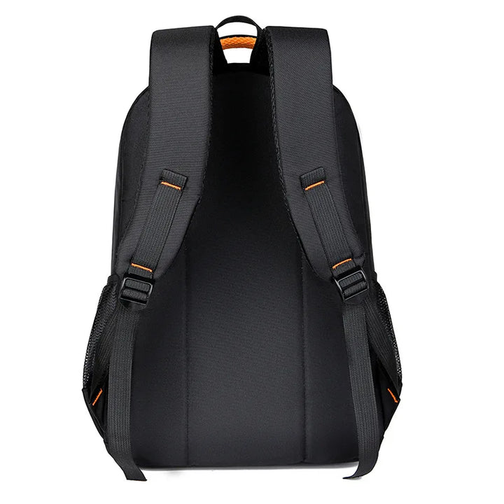 Modern men's outdoor backpack, water-resistant & durable for all seasons, fashion accessory.