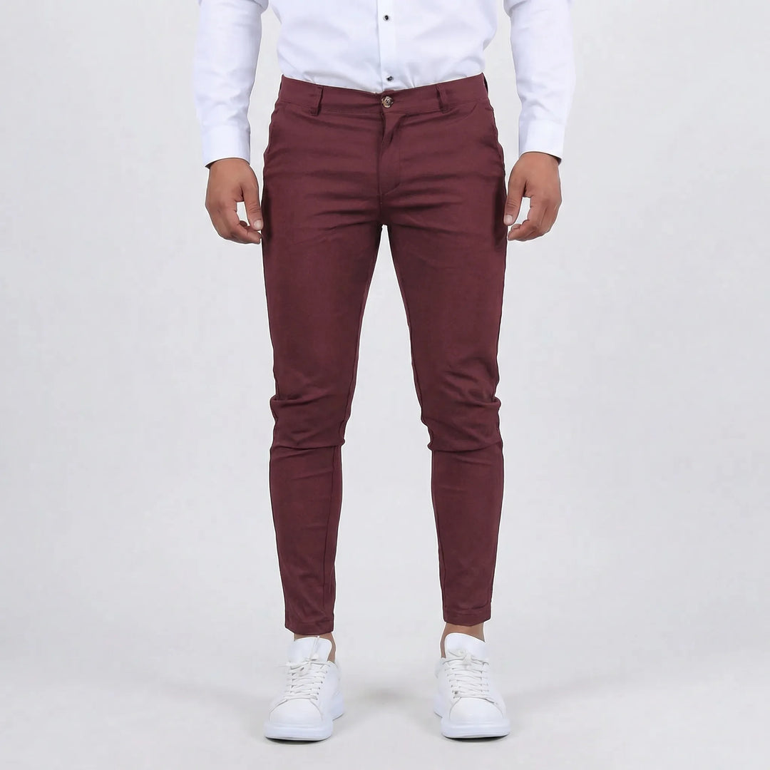 Essential Slim Fit Chino: A wardrobe staple for men, offering exceptional comfort and versatile style.