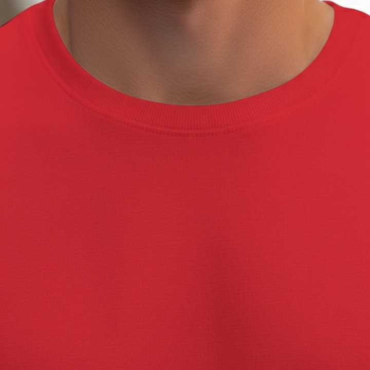 Comfortable men's slim fit crew neck t-shirt for daily wear, a staple in any casual wardrobe.