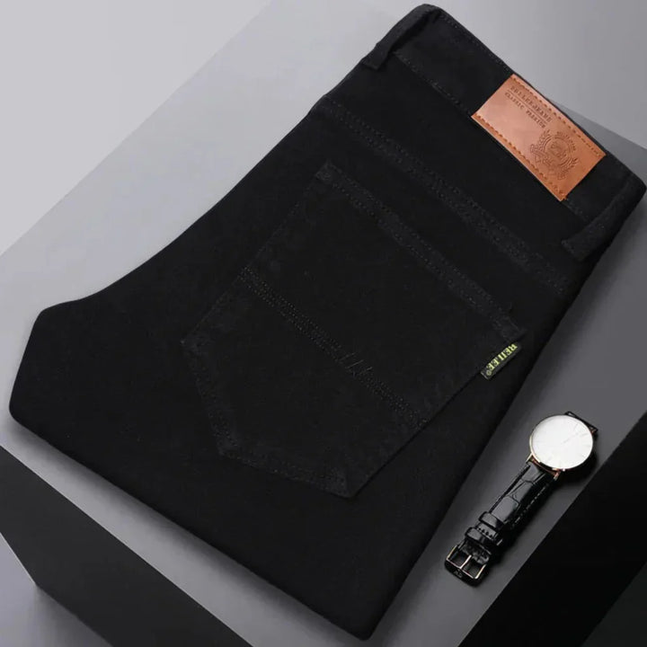 Fashionable men's slim fit jeans. Durable denim pants, tailored for a modern look & all-day casual comfort.