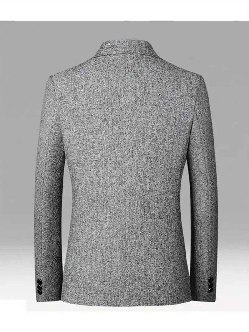 Men's slim fit no-iron spring blazer for business casual & effortless style. Versatile everyday jacket.