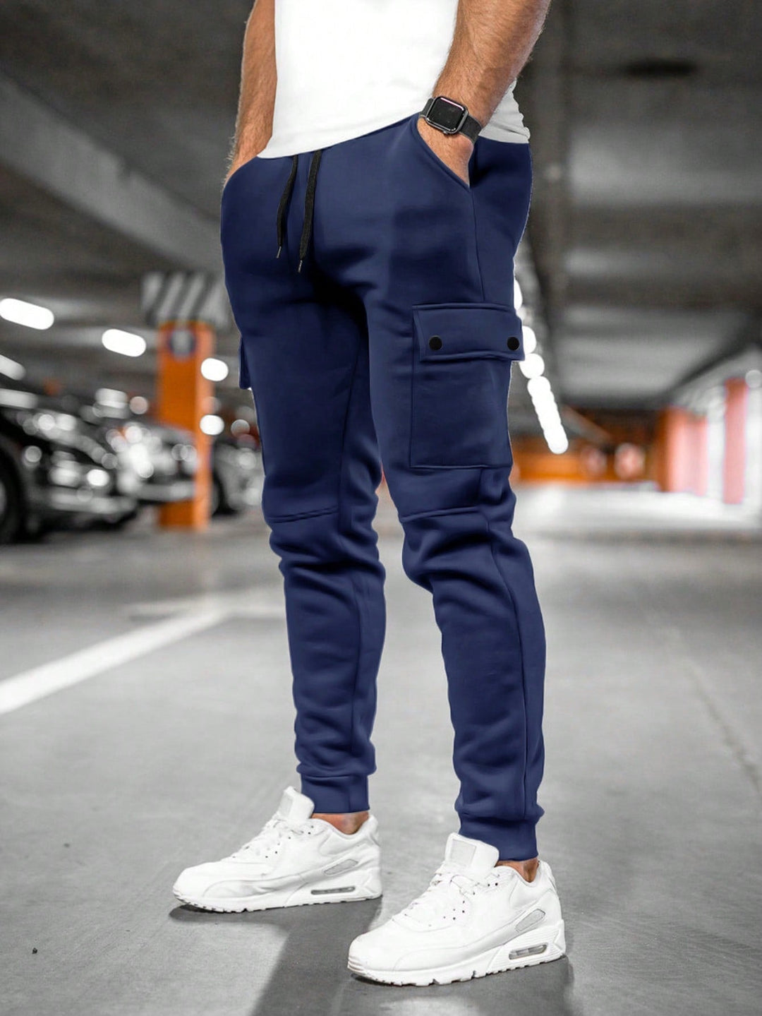 Durable men's slim-fit streetwear joggers, built for everyday comfort & style.