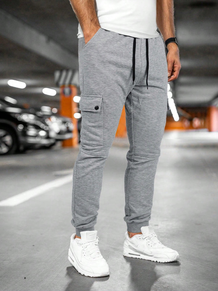 Leland men's slim-fit streetwear joggers, designed for tapered comfort and modern fashion.