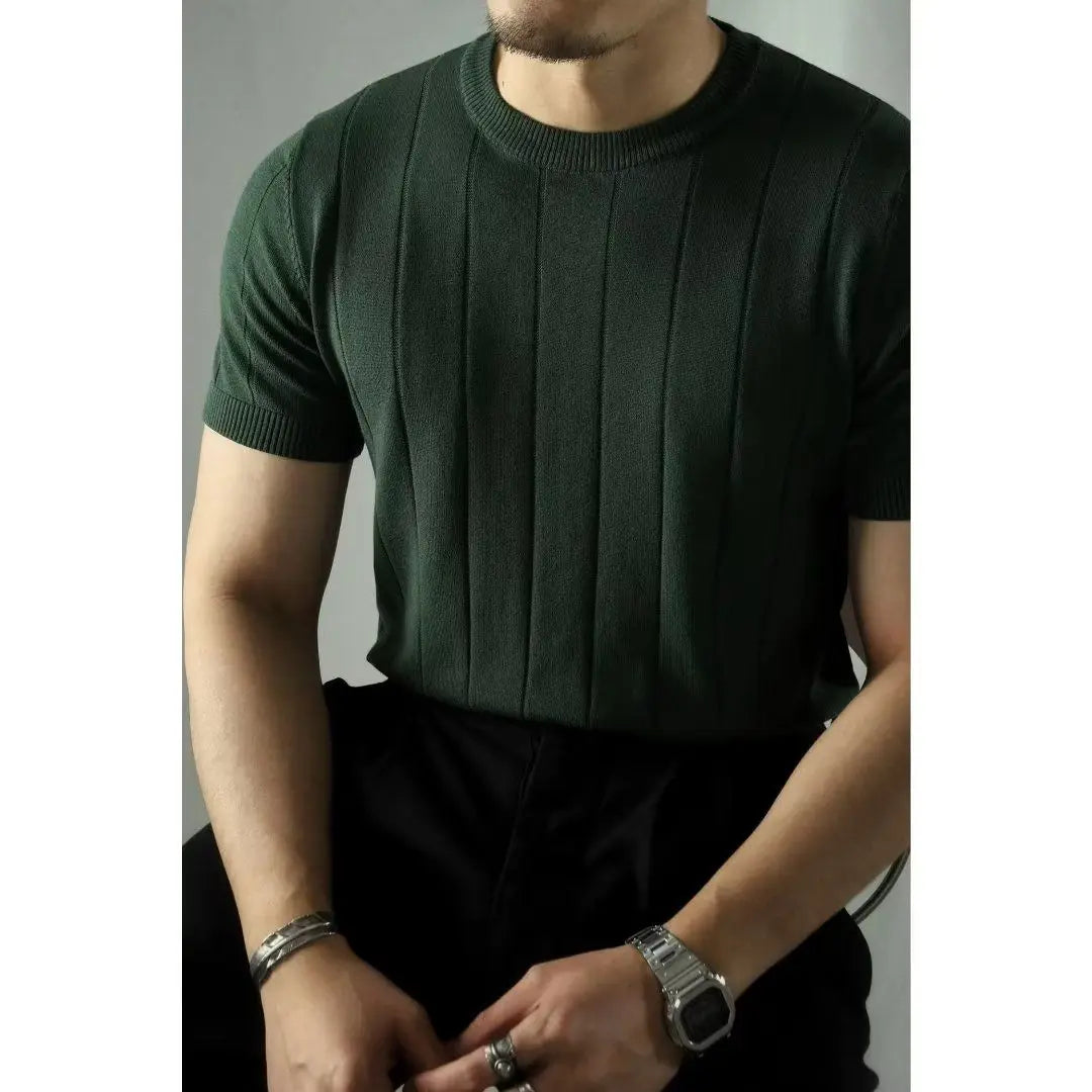 Sleek men's slim fit zip polo shirt, enhancing any modern casual wardrobe.