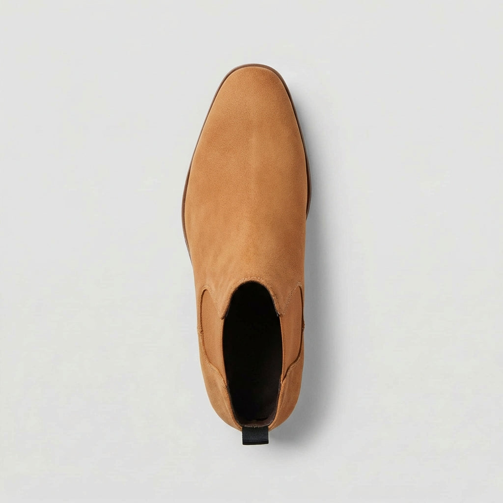 Easy slip-on men's Stratton Chelsea boots, offering quick wear and stylish convenience for any occasion.