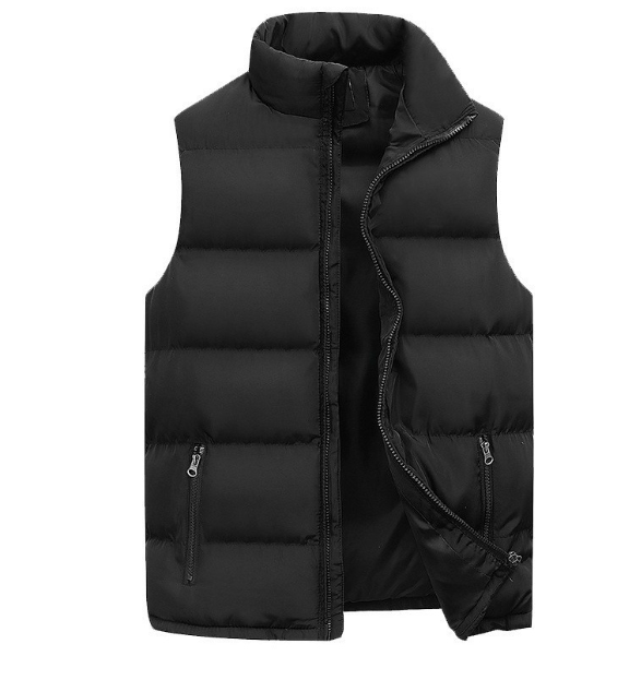 Versatile men's layering vest, ideal for year-round comfort in autumn or mild winter weather.