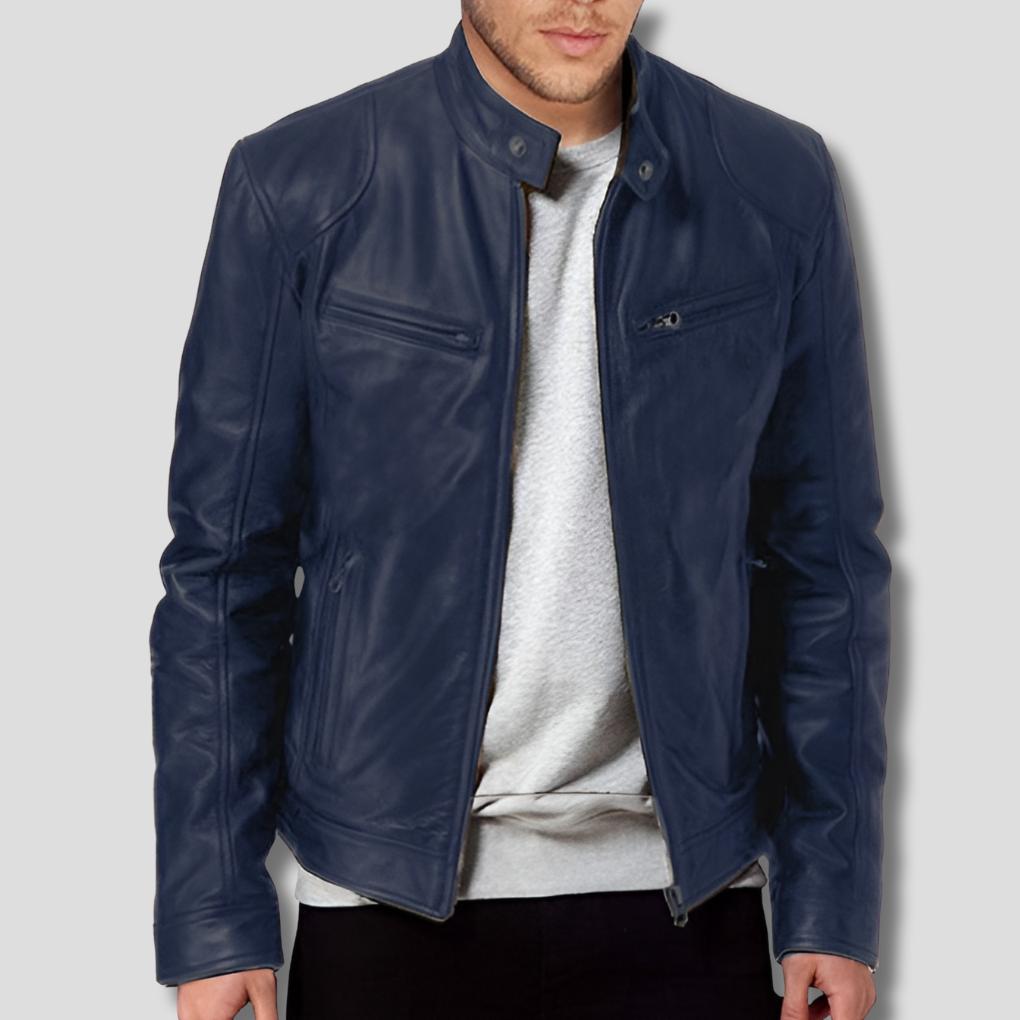 Refined men's everyday jacket. Stylish and versatile outerwear, offering a sophisticated look for modern fashion.