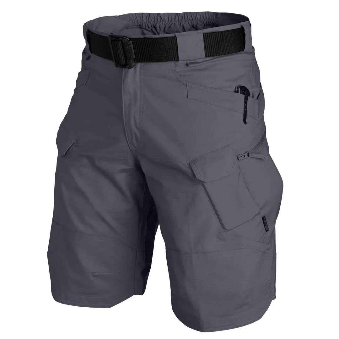 Versatile men's tactical shorts. Great for summer outdoor adventure, hiking & comfortable active wear.