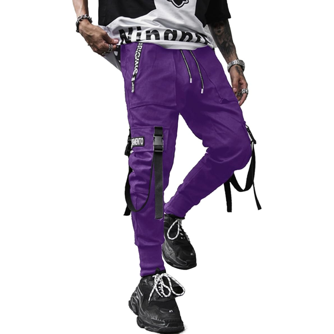 Urban Streetwear Tactical Joggers for men, featuring a modern techwear design and comfortable fit.