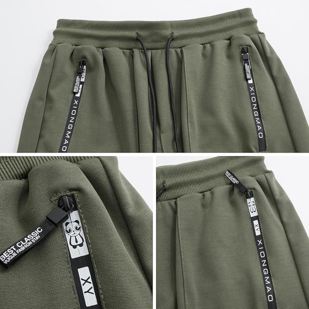 Modern Men's Harem Style Techwear Joggers, offering a unique fit with tactical streetwear aesthetic.