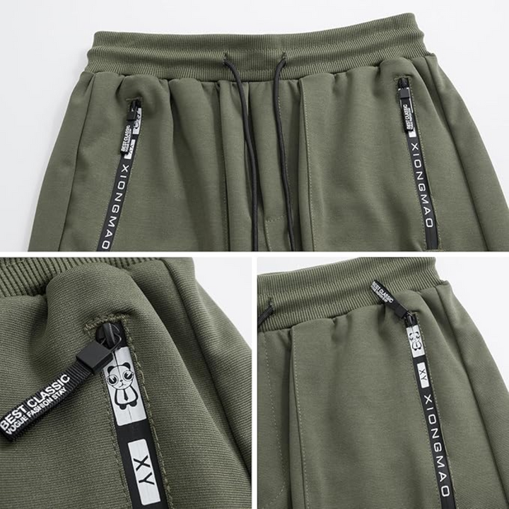 Modern Men's Harem Style Techwear Joggers, offering a unique fit with tactical streetwear aesthetic.