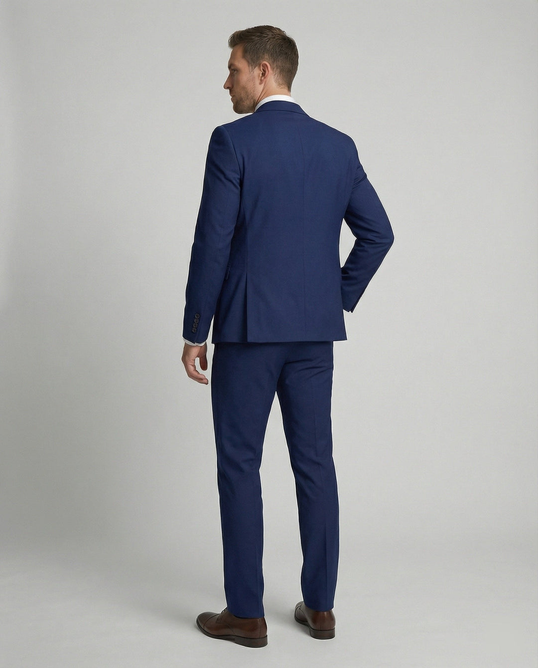 Sharp men's wedding suit, a complete three-piece formal outfit tailored for grooms and guests.
