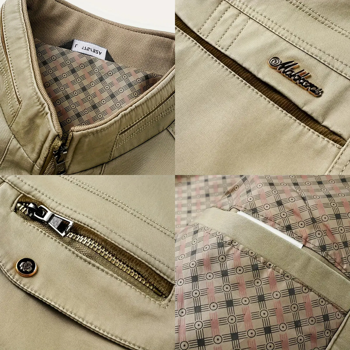 Stylish men's Torin field jacket. Windproof & water-resistant design provides rugged protection for outdoor use.