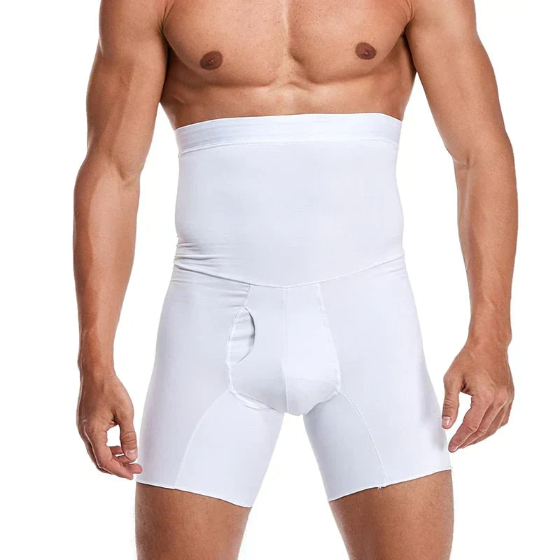 Invisible men's tummy control shaping shorts for a smooth, confident silhouette under any clothing.