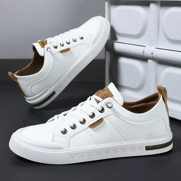 Stylish men's two-tone sneakers, perfect for casual everyday wear. Comfortable men's footwear.