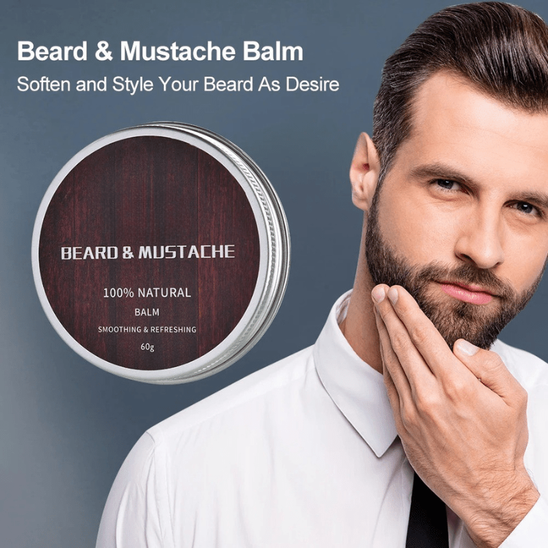 Achieve a thick, healthy beard with this men's growth & care kit. Includes serum, roller & styling.