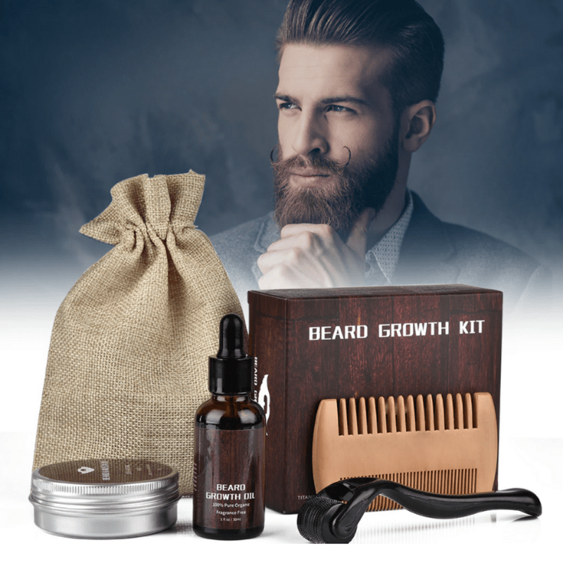Solve patchy beard issues with Men's Ultimate Growth Kit for a fuller, stronger, and healthier beard.