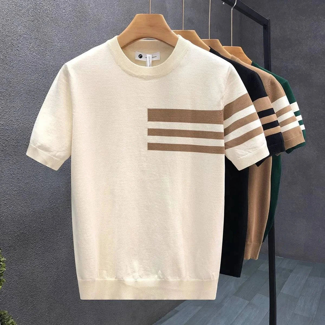 Men's ultra-soft crewneck sweater in a classic knit, perfect for casual wear & everyday comfort.
