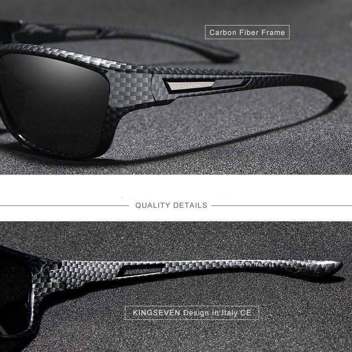 Stylish men's ultralight polarized sunglasses for driving & sports, with UV protection.